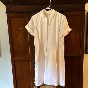 J. Jill White Linen Dress